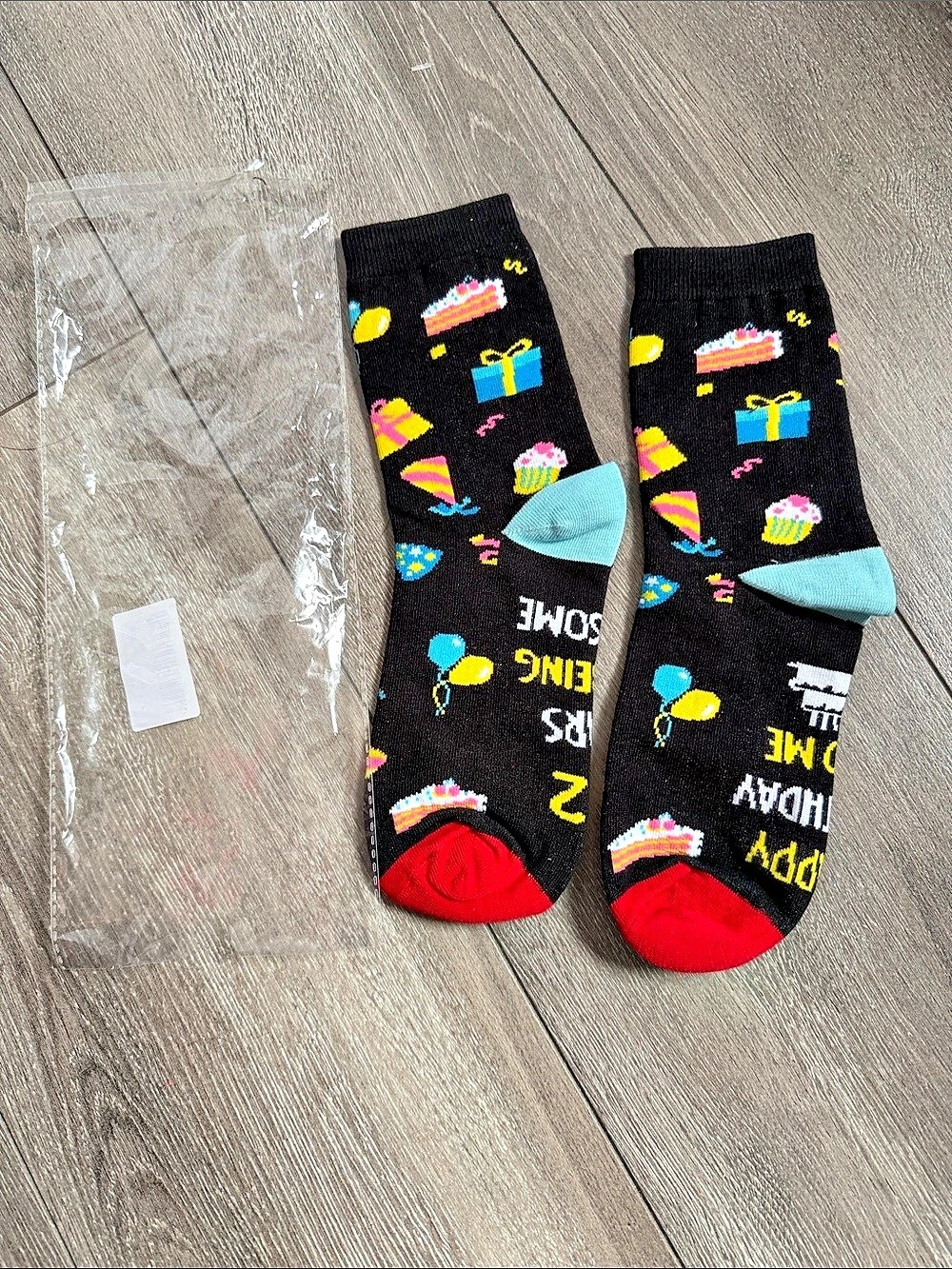 12 Years of Being Awesome Birthday Socks